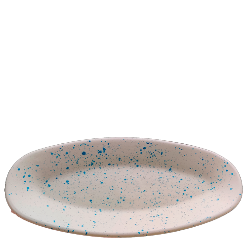 Ovalt fad, Fugaz - L25 cm.
